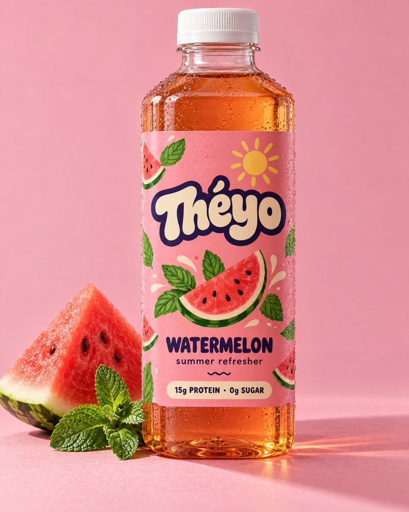 Théyo Watermelon tea bottle